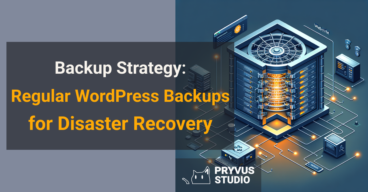 regular wordpress backups for disaster recovery