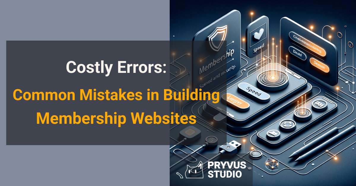 common mistakes in building membership websites