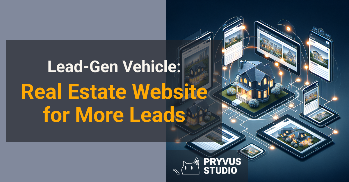 create a real estate website for more leads